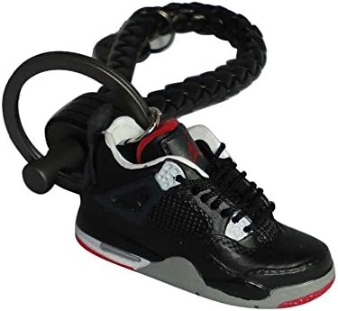Nike Air Jordan 3D Key Ring Key Chains (Jordan 4 BRED)