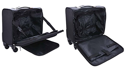 Business Trolley  Coofit Trolley Koffer Klein Laptop Trolley Notebook Koffer Handgep  ck Hartschale Aktentasche Trolley Reisekoffer Trolley 16 Zoll