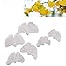 Produktbild 6 Stück Ginkgo Blätter Silikon Form, handgefertigt Fondant Seife Backform, Cupcake Kuchen dekorieren Tools, Schokolade Cake Maker, selbstgemachten Craft Antihaftbeschichtetes Backgeschirr Dekoration Fondant Candy desset Backpinsel Form