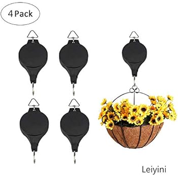 Teleskop Haken Pflanzen Halter für Topfpflanzen Blumenkorb Vogelhäuser