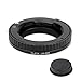 Price comparison product image CAM-ULATA Lens Adapter Ring for Leica M Lens to Sony NEX Camera Mount Adjustable Macro Tube Ring With Rear Cap For Sony NEX E Mount Nex7 Nex6 Nex5 Nex3 Nex-F3 A7S A7R A7 A6300 A6000 A5000 A5100, Black