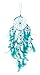 Produktbild 50cm x 11cm Dreamcatcher Traumfänger Türkis Weiß Traumfänger 5 Ringe Gute Träume