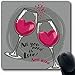 Produktbild Mousepad Längsdatum Geburtstag Alles was Sie brauchen Liebe Wein Essen Schlaganfall Trinken Feiertage Happy Bachelorette Party Valentine Büro Computer Laptop Notebook Mauspad, rutschfeste Gummi