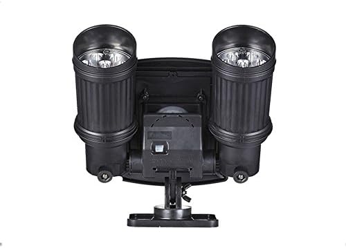 Anera Solar Lights Motion Sensor Outdoor,Upgraded Double Spotlights,14 LED Solar Powered,Dual head 360° Security Light for Patio Porch Deck Yard Garden Garage Driveway Outsides Wall