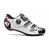 cubrezapatillas ciclismo sidi  SIDI - Zapatillas de Ciclismo de Material Sintético para Hombre Blanco Bianco Nero Rosso Blanco Size: 45