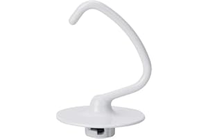 rongweiwang a Forma di C K45DH Pasta di Pane Gancio di Ricambio per Kitchen-Aid K45 Dough Hook Mixer K45SS KSM90 4,5 QT Stand Mixer