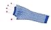 Produktbild 1 Pair Royal Blue Fingerless Fishnet Long Gloves by The fancy dress and party store