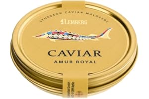 vladatwork 30g Black Siberian Sturgeon Caviar Siberian Sturgeon Acipenser Baerii Malossol Caviar Сибирский Осетр Чёрная икра by Lemberg Caviar UK