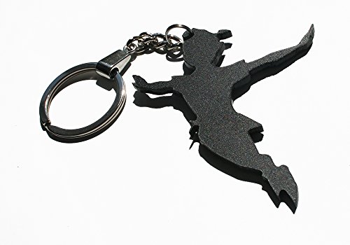 Preisvergleich Produktbild Peter Pan - Neverland - Never Grow Up - Flying Magic - Acrylic KeyChain with Silver Zinc Metal Ring