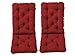 Produktbild Ambientehome 2er Set Hochlehner Auflage Kissen Hanko Maxi, rot, ca 120 x 50 x 8 cm, Rückenteil ca 70 cm, Polsterauflage