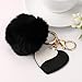 Price comparison product image Fashion Rabbit Fur Ball Fox Keychain Bag Plush Car Key Ring Charm Pendant, Keyrings Keychains Keyring Hanging Baubles Pendant Ornament Decorations Accessories By LEEDY