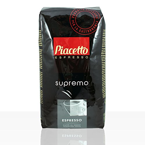 Preisvergleich Produktbild Piacetto Kaffee Supremo Espresso, ganze Bohne 1000g