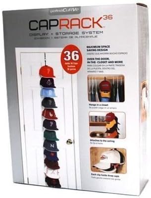 CapRack 36 Baseball Cap Hat Holder Rack Organizer Storage Door Closet Hanger NEW by Sunday Market by Sunday Market
