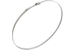 AERZETIX: 4.6mm x 520mm 52cm 10 Abrazaderas de sujeción bridas metálicas inox acero inoxidable C42149