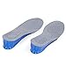 Produktbild 1 paar Unisex 2-lagig Absatz erhöht Einlegesohle ergonomisch einlegesohle erhöhung Aufzug einlegesohle erhöhen Fersenstütze Höhe Schuhe Gel Atmungsaktiv erhöhte Heel Einlegesohle 2-5 CM