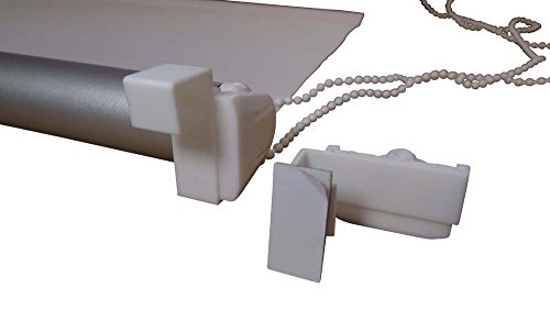 Nachtdunkel Klemmfix Mini Verdunkelungsrollo ohne Bohren inkl. Klemmträger / Schwarz 70x120cm (Breite x Höhe) - 6