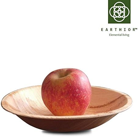 Set of 10 Round 7'' Eco Salad Bowls biodegradable & disposable tableware