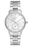 C-Collection by CHRIST Damen-Armbanduhr Analog Quarz One Size, silberfarben, Silber