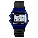 Yvelands Luxus Uhren Männer Analog Digital Military Army Sport LED Wasserdichte Armbanduhr(Blau,Free)