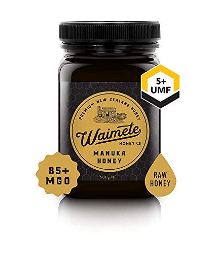 Waimete Manuka Honig MGO 85+ orignal aus Neuseeland 100% rein zertifiziert (UMF 5+, 500 Gramm)