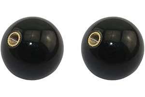 FSSTUD 2 pz 35mm Rotondo Joystick Teste Arcade Game Stick Ball Top Joystick Ball Top Rocker Balltop Maniglia Arcade Parti di Ricambio Nero