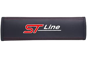 AXLEZX 2 pièces Voiture Protège Rembourrage de Ceinture de Sécurité pour Ford STLine, Enfant Adulte Voiture Protection De Sangle D'éPaule De SéCurité Comfort Épaulière Protecteur