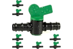 Suinga Pack 50 Llave 25mm Riego | Llave goteo 25 mm | Llave de paso Riego 25 mm | Valvula riego por goteo 25mm | Valvula tuberia 25mm