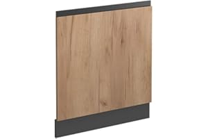 Vicco Pannello frontale R-line, Quercia dorata/Antracite, 60 cm Forma a J, senza piano di lavoro