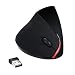 Produktbild Gazechimp 2.4Ghz Vertikal Optische Funkmaus Ergonomisch Design Mouse 2400dpi 5-Tasten - Schwarz