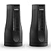 Produktbild Klarstein Skyscraper Office Tischventilator Säulenventilator (2er Set, 16 Watt, 2 Geschwindigkeitsstufen, Touch-Bedienung, geräuscharm, Timer, Turm-Design) schwarz
