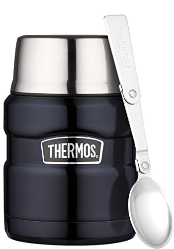 Thermos 4001.256.047 Speisegefäß Stainless King, 0,47 L, edelstahl, blau