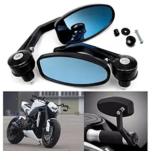 victrix Manual Rear View Mirror For Bajaj, Hero, Honda, KTM, Royal Enfield, Suzuki, Yamaha, TVS, Universal For Bike Achiever, Access, Dream Yuga, DukE