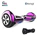 Produktbild GeekMe Hoverboard 6,5 Zoll mit Tragetasche Self Balance Scooter UL2272 Sicherheit Zertifiziert Eingebaute LED-Leuchten Bluetooth-Lautsprecher -700W