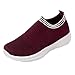 Produktbild YEARNLY Damen Bequeme Sneaker Slip Ons Casual Slippers Lederschuhe Platform Flacheh Schuhe Arbeits Stiefel Laufschuhe Cut-Outs Sommer Loafer Schuhe Atmungsaktive Freizeitschuhe Rutschfeste