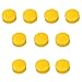 Produktbild 10x Magnete, Gelb Ø 24mm, Haftmagnete für Whiteboard, Kühlschrankmagnet, Magnettafel, Magnetwand, Magnet Rund