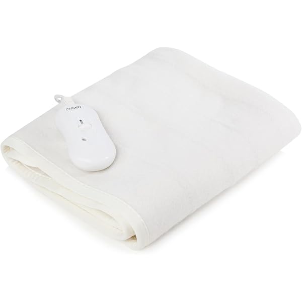 Carmen C81155 King Size Heated Under Blanket with Overheat Protection, 70W,  White : Amazon.co.uk: Home u0026 Kitchen