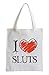 Produktbild I love Sluts Fun Jutebeutel