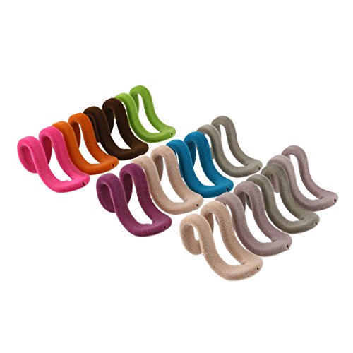 Kleiderbügel – Foxnovo Mini Kleider Rack Kleiderbügel Haken Halter-12St - 3