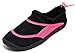 Produktbild NEOPREN Aquaschuhe Badeschuhe Schwimmschuhe SCHWARZ/PINK Gr. 36-41 (40/41)