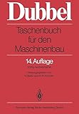 Image de Taschenbuch für den Maschinenbau (DUBBEL Praxis)