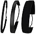 Produktbild Ivybands® | Das Anti-Rutsch Haarband | Black Edition | Schwarz Superthin , Klassisch Schwarz, Schwarz Extra Breit One Size | IVY003 IVY001 IVY026