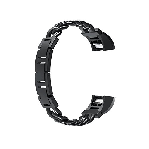 Armband für Fitbit Alta, Wearlizer Edelstahl Metall Ersatzband für Fitbit Alta / HR