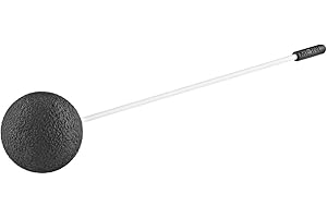 Sonic Energy Gong Resonant Mallet – Gong Reiber mit 40 mm Durchmesser – Schlägel mit Gummikopf – Für Gongspieler, Percussion, Meditation (G-RM-40)
