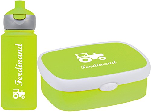 Brotbox Traktor- mit Wunschname personalisierbar - 3