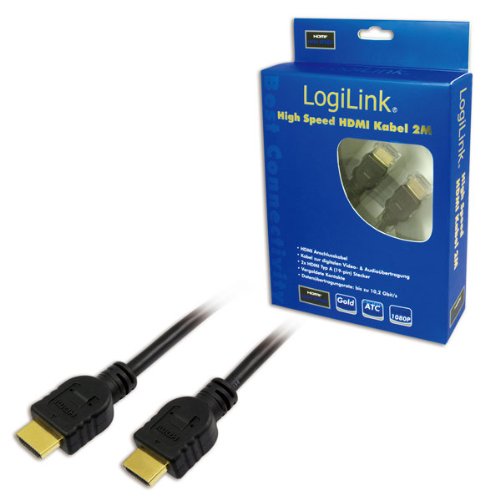 Preisvergleich Produktbild LogiLink CHB001 HDMI High Speed Kabel mit Ethernet