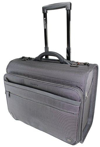 Preisvergleich Produktbild Business Trolley Laptop Tasche Pilotenkoffer Boardcase RAUMWUNDER Notebook Trolleytasche Bürotasche mit Laptopfach 17 Zoll Koffer Rollen Bord Gepäck
