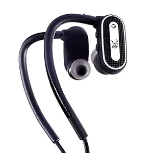 IAIR Wireles Earphone with Mic, Bluetooth 5.0 Headphone, Upto 8 Hrs of Music, Compatible with All Smartphones, Perfect for Running and Gym, HD Stereo Sound Quality (B15_Black-Silver)