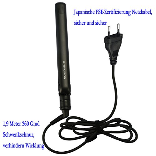 DARKIRON 001S Haarglätter mit erweitertem Titanium Styling Eisen - 7