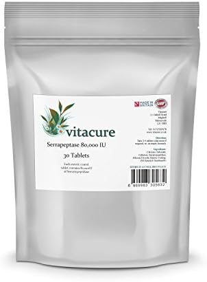 Serrapeptase 80,000IU - Enteric Coated Tablets (30)