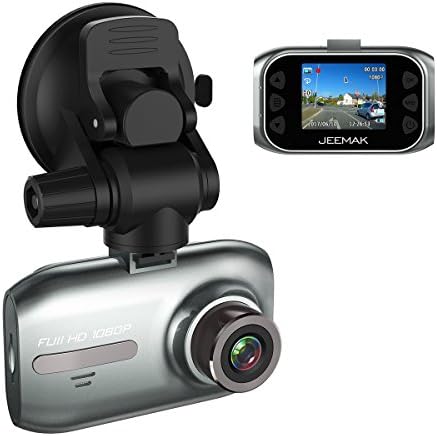 CORPRIT Mini Dash Cam Full HD 1080P Car Camera Dashboard Camera with 1.5 inch LCD Loop Recording, Motion Detection and G-Sensor